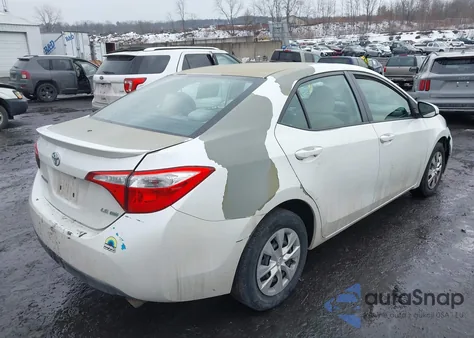 2014 Toyota Corolla Le Eco z USA, uszkodzony, nr VIN 5YFBPRHE5EP074682